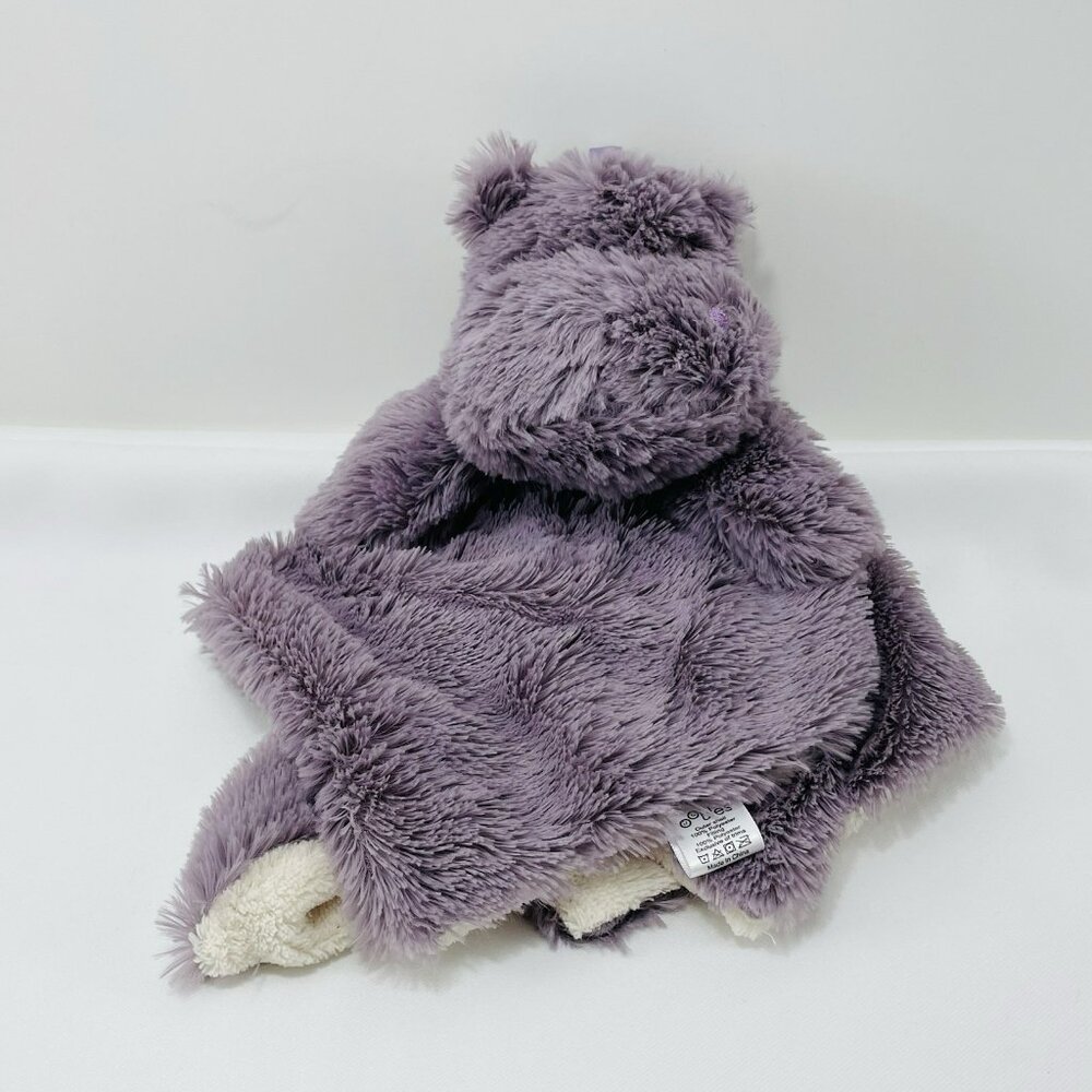 Oobles Danbar Hippo Rattle Security Blanket Lovey Sound Blankie Plush Toy Infant